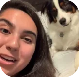 Bianca Larsh with Loki (ESA)