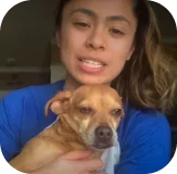 Cristina O’Brien with Nino (ESA)